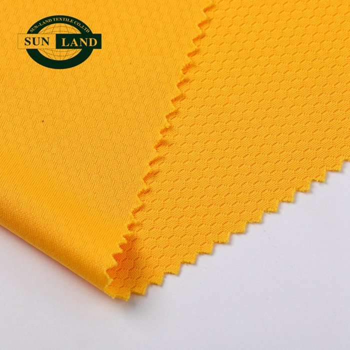 75D六角网眼布 全涤运动网孔布 春夏足球蜂巢网布 钓鱼服速干面料