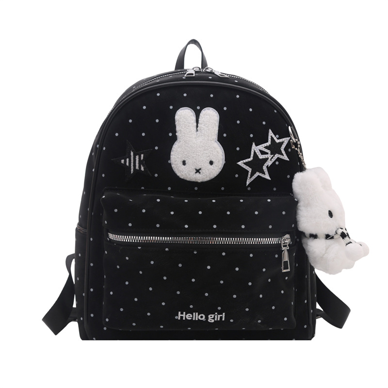 Mochila de estudiantes casuales coreana para mujeres 2026 nueva mochila de nicho de diseño de dibujos animados encantadora personalidad mochila