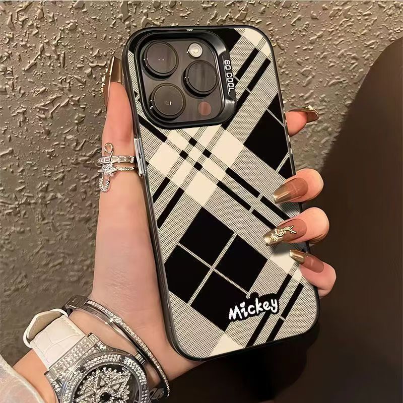 Nuevo estilo coreano ins para iPhone 16 funda para teléfono móvil Apple 15promax/14 transfronterizo 13pro12 Europa y América x