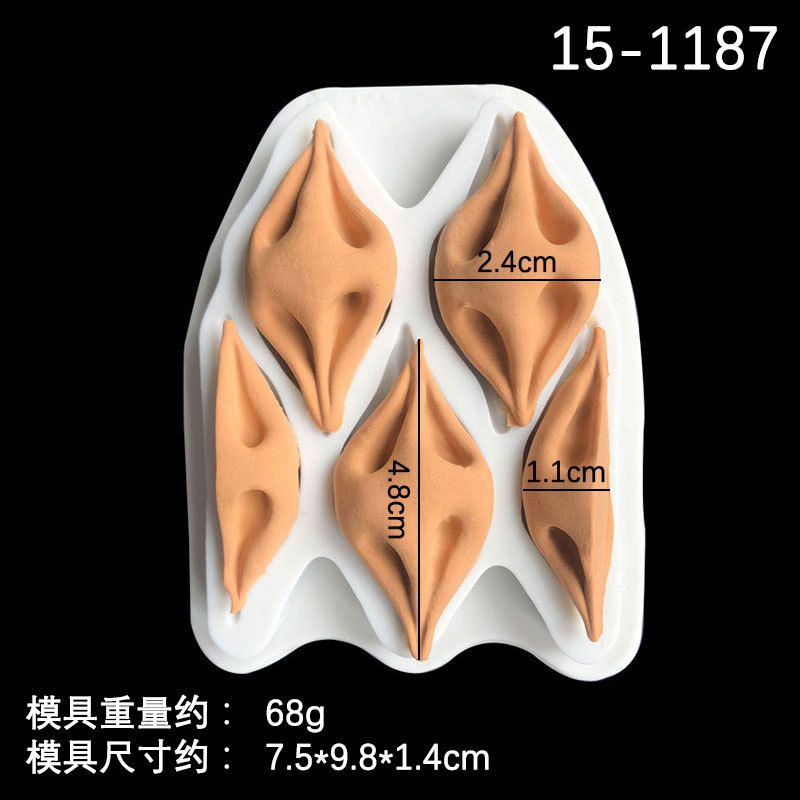 Patrón de estilo europeo colgante frontera forma de chocolate para hornear fondant cake Edge decoración de silicona epoxi molde