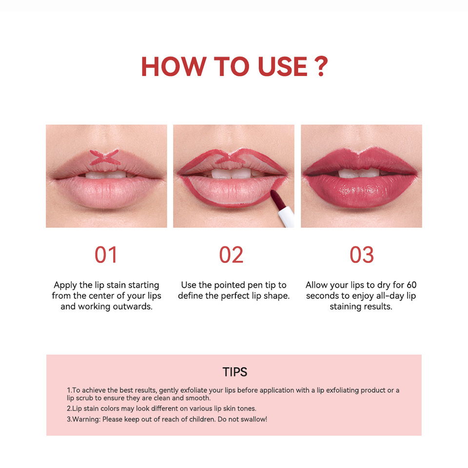 lakerain lip liner pen matte, not easy to stick to the cup, smooth lip liner pen undefined