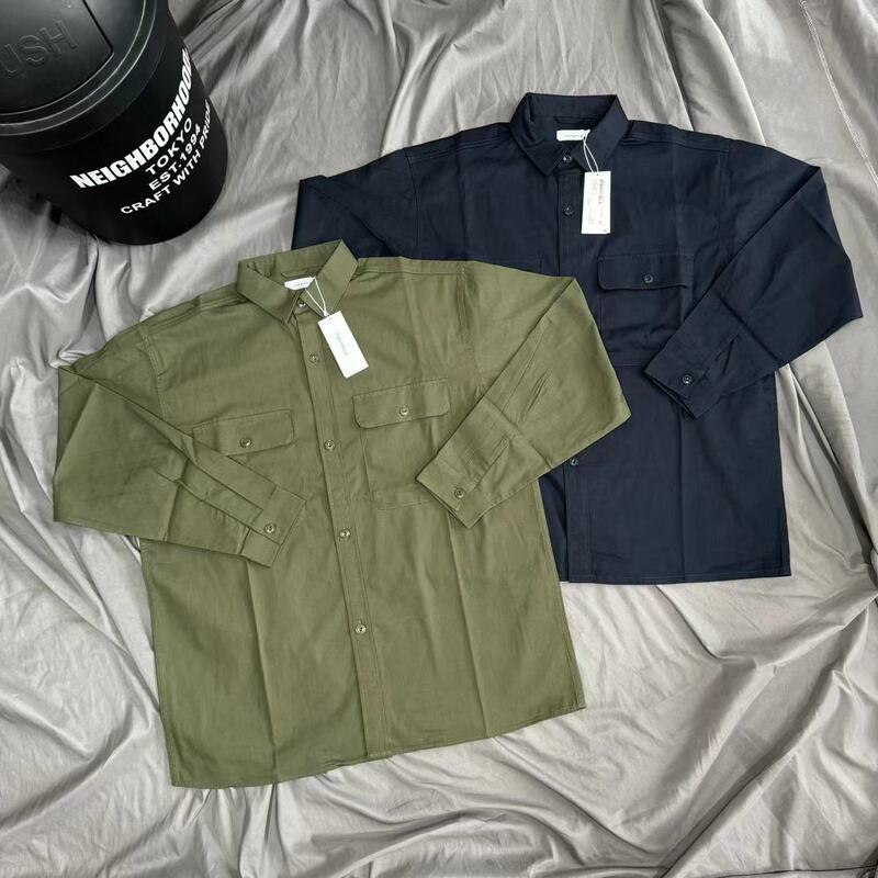 A generation of Japanese NANAMICA military style two bags of overalls shirt heavy shirt coat men and women couples A generation of Japanese NANAMICA military style two bags of overalls shirt heavy shirt coat men and women couples