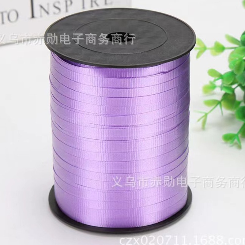 Venta al por mayor 250 tamaño llano globo cinta cumpleaños bandera tirar cuerda caja de regalo embalaje correa de plástico cuerda