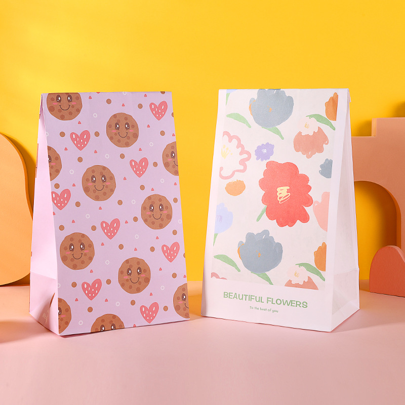 手提糖果盒面包烘焙包装纸袋食品袋教师节情人节礼品袋生日礼物袋