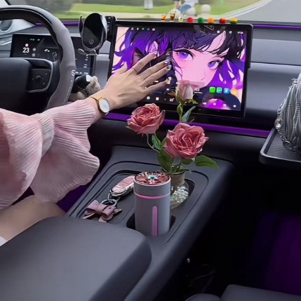 幻影车载加湿器雾化空气净化器香薰不插电大喷雾机车用除臭去异味