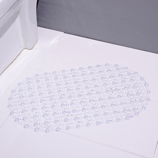 Bathroom non-slip mat carpet bath shower room floor mat bathroom bathroom waterproof plastic floor mat with suction cup