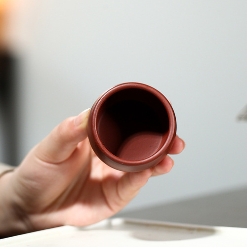Yixing Original Mine Handmade Zisha Teacup Tea Cup Tea Bowl Original Da Hong Pao Small Tea Cup Set Matching Cup