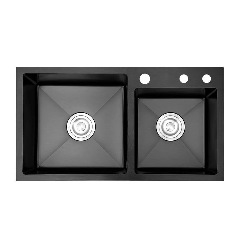 Juego de Fregadero de Cocina de Doble Tanque 304 de Acero Inoxidable Nano, para Cocina image 6