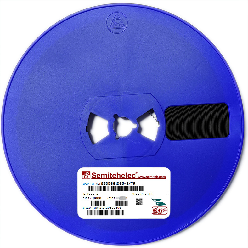 ESD5661D05-2/TR ESD/TVS保护管 FBP1608-2 SEMITEH 全新原装正品