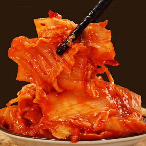 Pickled Cabbage 208g Northeast Grandma Korean Spicy Kimchi Yanbian Korean Sauce Pickled Cabbage Commercial Side Dish Instant Meal
