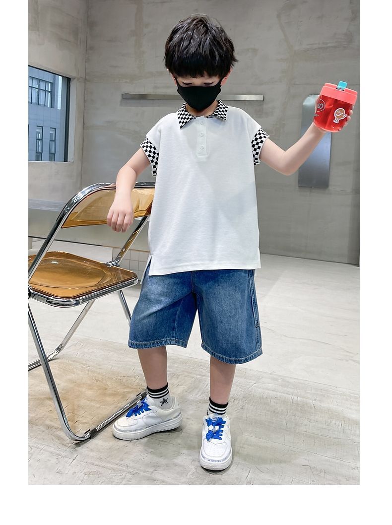 Jongens spijkerbroek shorts zomer bermudashorts trendy kindermode_voghion.com