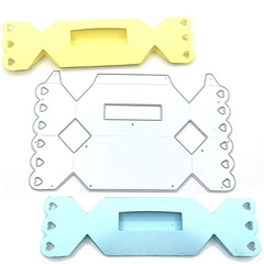 scrapbooking DIY切割刀模 碳鋼壓花刀模模板愛心糖果花邊盒子