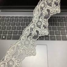 新款PP线股绳网纱花边童装裙窗帘子辅料装饰蕾丝套装花边辅料