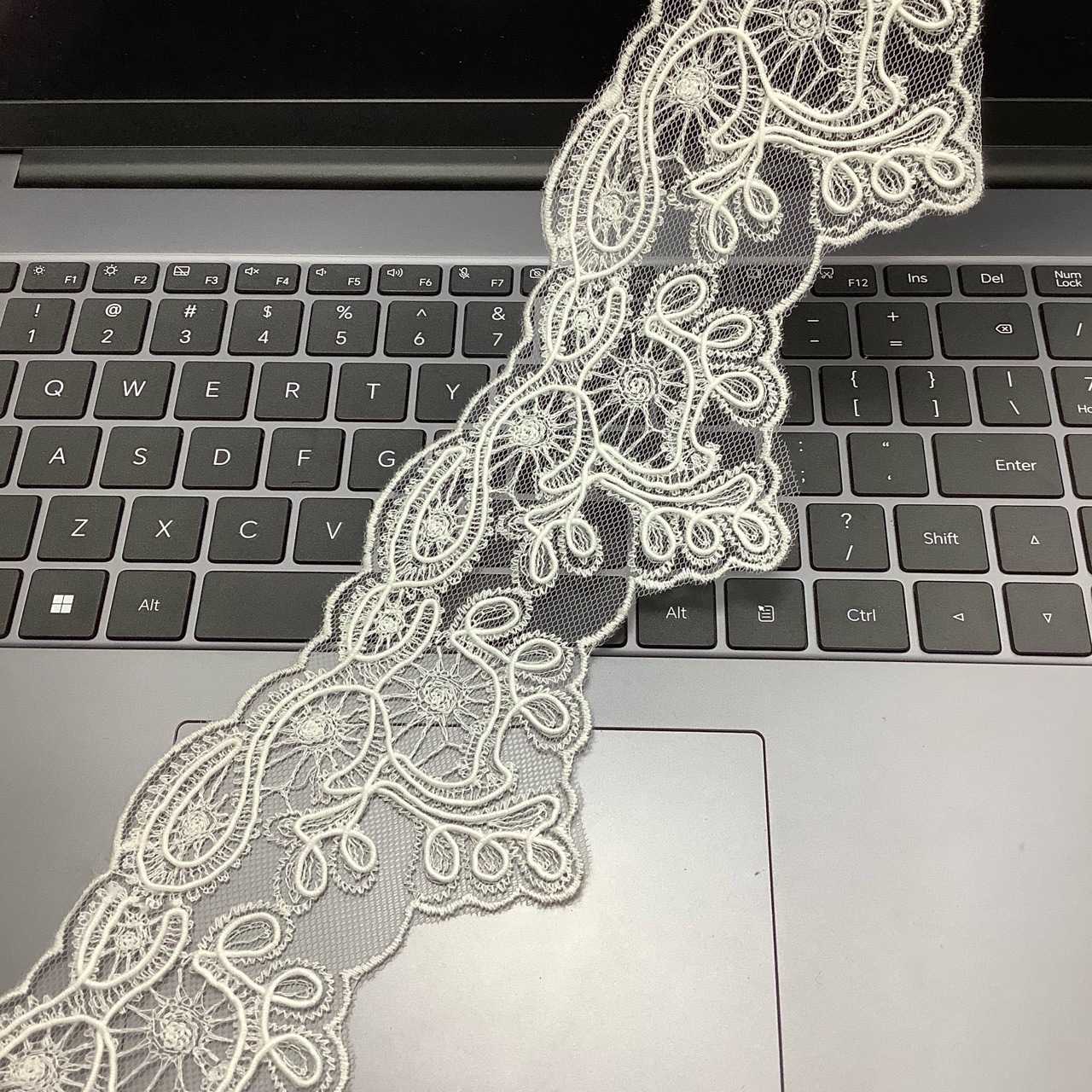 新款PP线股绳网纱花边童装裙窗帘子辅料装饰蕾丝套装花边辅料