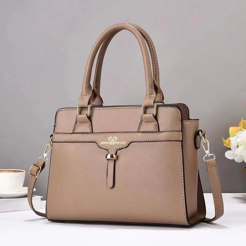 Korean style pebbled bag solid color atmospheric simple handbag daily commuting single shoulder women's crossbody bag