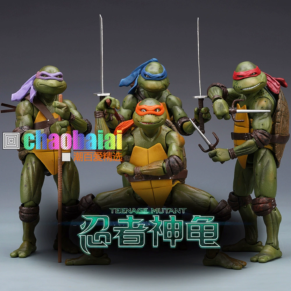NECA Ninja Turtle TMNT 2018 SDCC Limited Edition 7-дюймовая Подвижная кукла, модель ручной работы