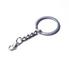 Keychain, metal chain with zipper, pendant, accessory, wholesale