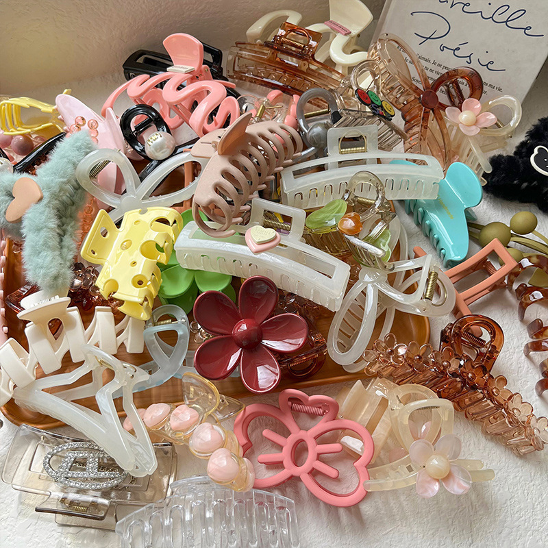 Clearance/Simple Plastic Clip Shark Clip Women's Back of Head Hair Clip Large Plastic Hair Clip Headwear Clearance/Simple Plastic Clip Shark Clip Women's Back of Head Hair Clip Large Plastic Hair Clip Headwear