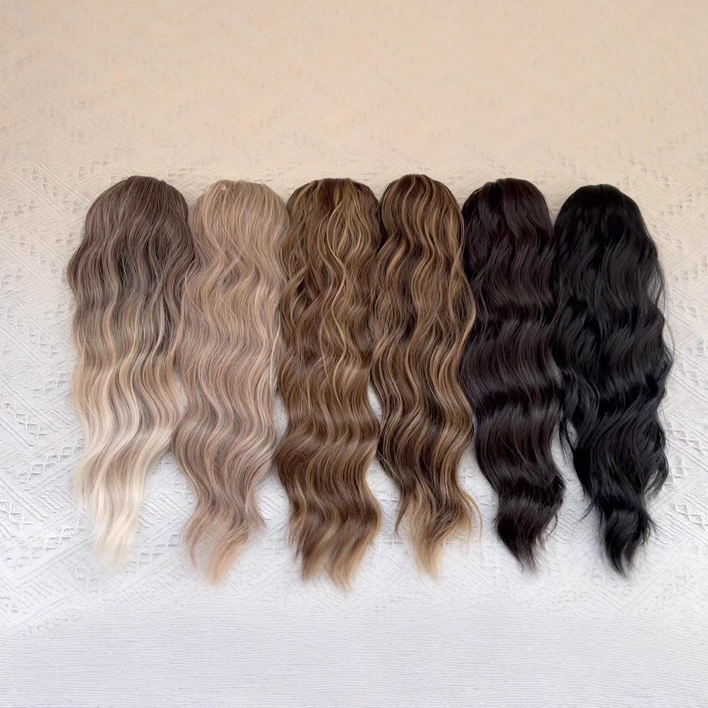 Comercio exterior cuerda de extracción de agua corrugada cola de caballo