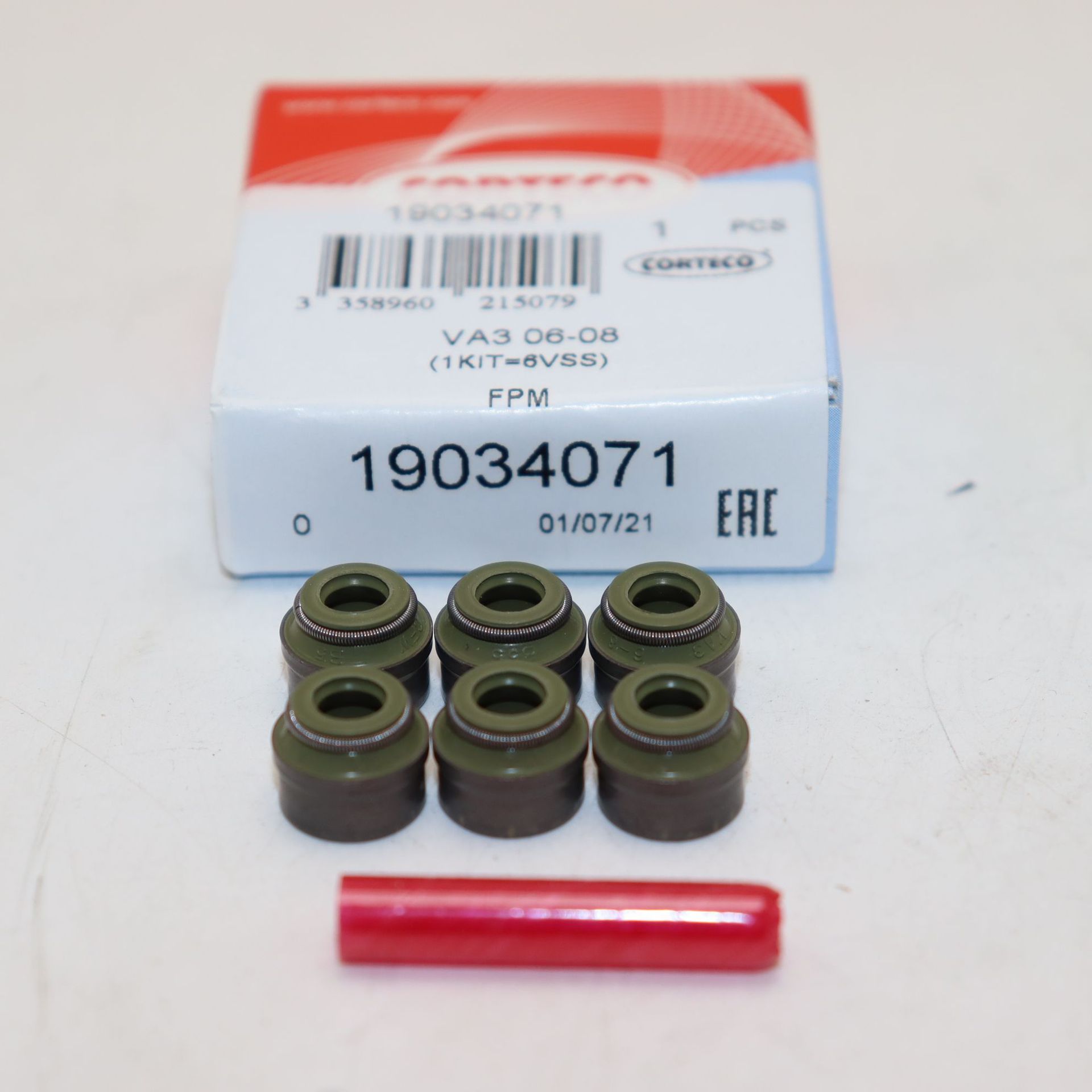 A0000535158 Corteco Valve Oil Seal (6 Pieces/Box) Suitable for Mercedes-Benz M273 E55