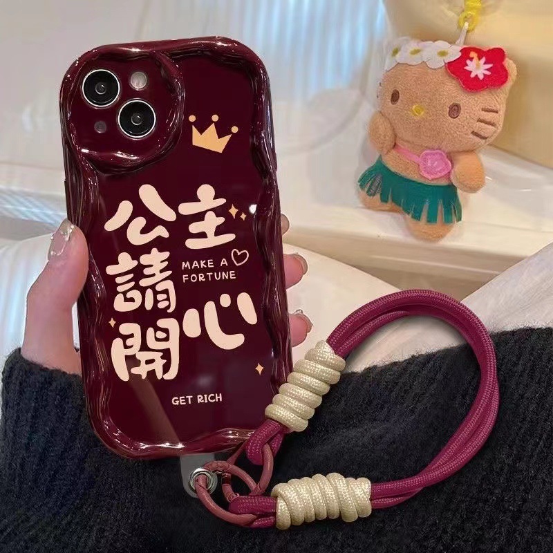 Nuevo teléfono móvil contraste color cordón Halter anti-perdido ajustable muñeca cuerda llavero cuerda trenzada hecha a mano cuerda de mano de dos colores