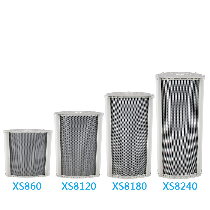 Postes de sonido a prueba de agua al aire libre, 8 pulgadas de impedancia fija, voltaje fijo, alta calidad de sonido, radiodifusión inalámbrica 4G, altavoz de sonido