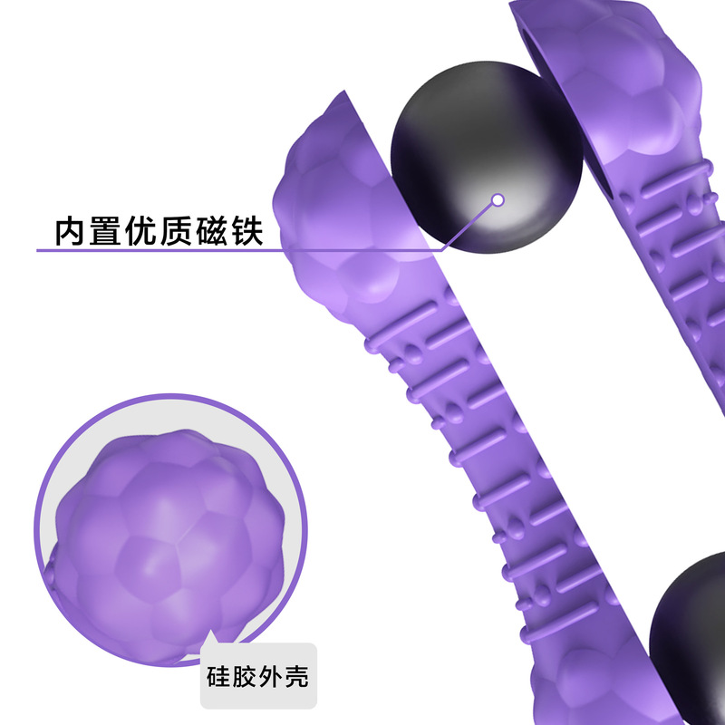 跨境办公护腕纹理磁吸解压玩具腕部按摩感官减压硅胶办公鼠标护腕|undefined