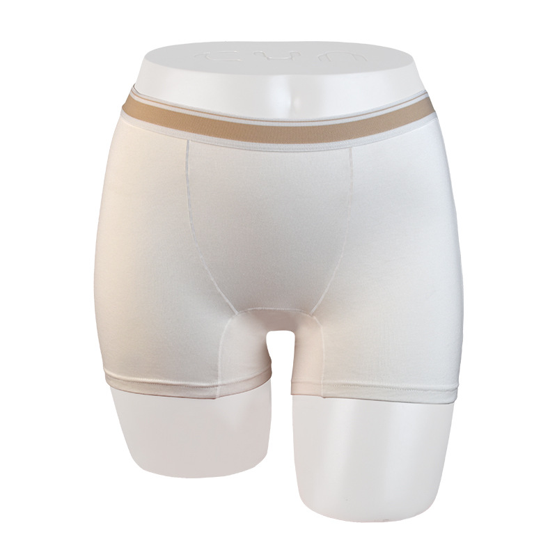 Pantalones transfronterizas de seguridad transpirables de cuadrangular de algodón personalizadas de cintura media suave de cuadrangular