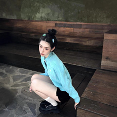 miu系温柔蝴蝶结针织开衫女韩版简约百搭圆领毛衣外套软糯针织衫
