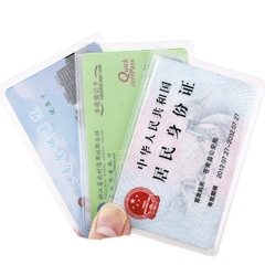 Universal Card Case Transparent Magnetic Bank Card IC Card ID Card Bus Card Member Card Case