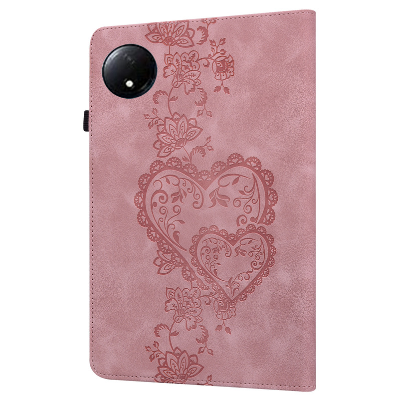 Suitable for Redmi Pad Se Tablet Leather Case Paperwhite12Th Frosted Heart Embossed Card Holder Shell Suitable for Redmi Pad Se Tablet Leather Case Paperwhite12Th Frosted Heart Embossed Card Holder Shell
