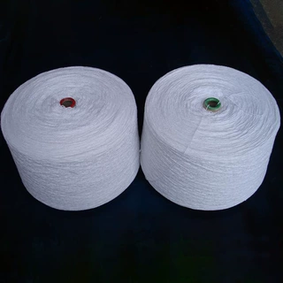 定制再生棉纱线特白10s两股10s三股棉纱线气流纺纱线普梳棉纱毛线
