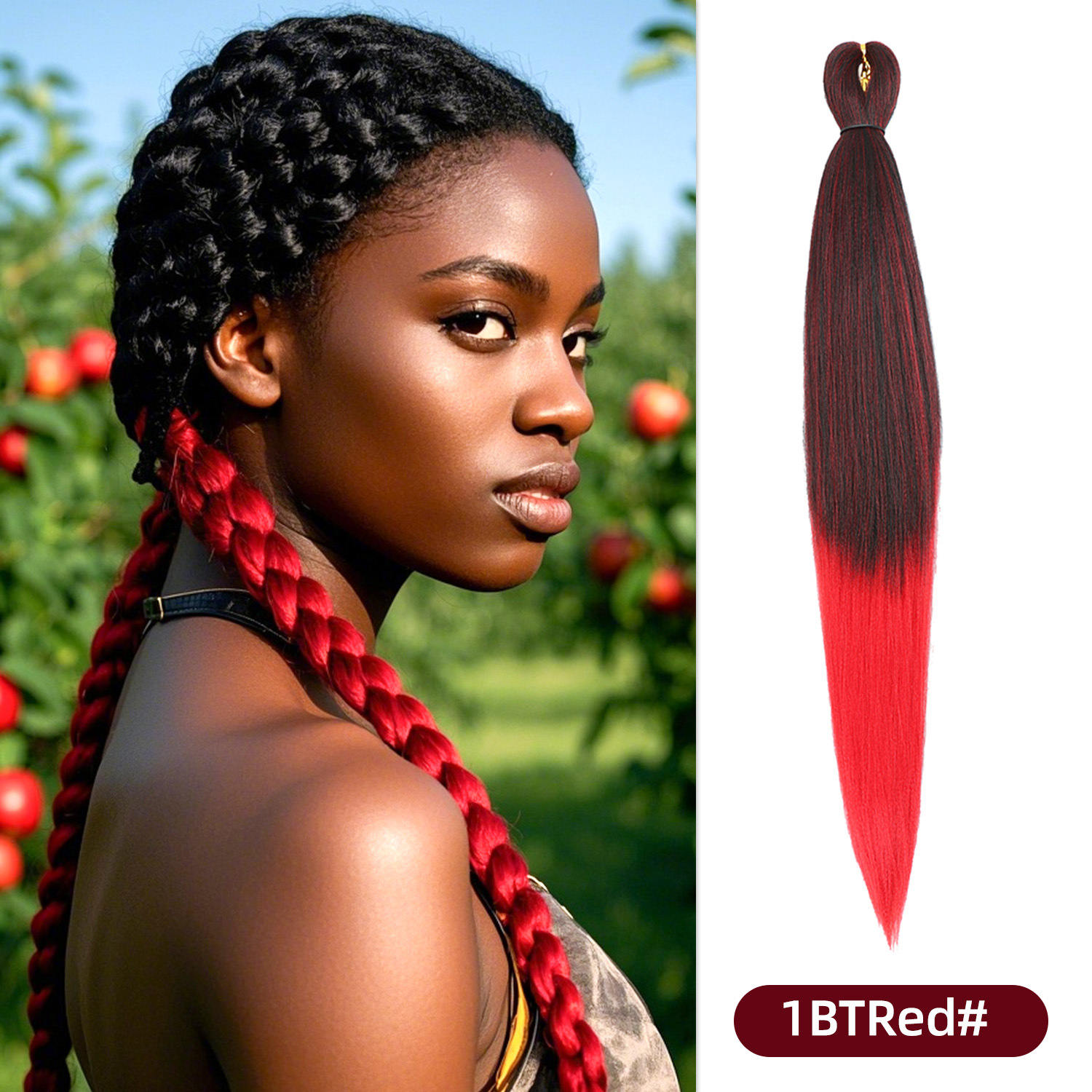 Pelucas de trenzas grandes EZ para actuaciones, populares en línea, trenzas versátiles para mujeres africanas, rastas de fibra sintética de colores al por mayor, muy vendidas en África.