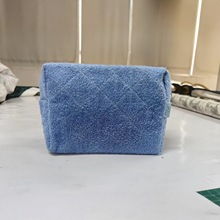 NEW毛巾布化妆包大容量毛圈布八角包洗漱包定制护肤品礼品套装包