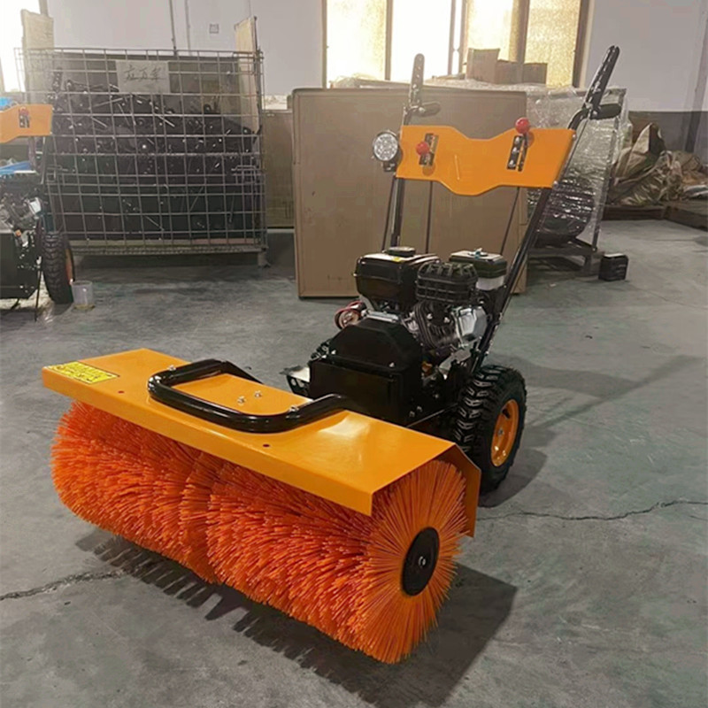 大棚用小型扫雪机汽油手推式扬雪机公园广场铲雪设备