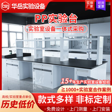 PP实验台工作台学校教学试验工作台医院化验室操作台PP实验台