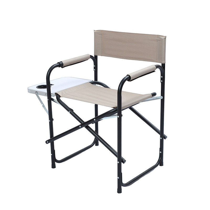 Oxford tela plegable silla multifuncional ocio picnic playa silla conveniente hierro tubo Director silla en stock suministro directo al por mayor