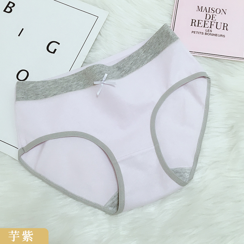 Fábrica al por mayor de ropa interior de algodón de las mujeres estudiante de niña japonesa chica Linda ropa interior de cintura media ropa interior de algodón de las mujeres