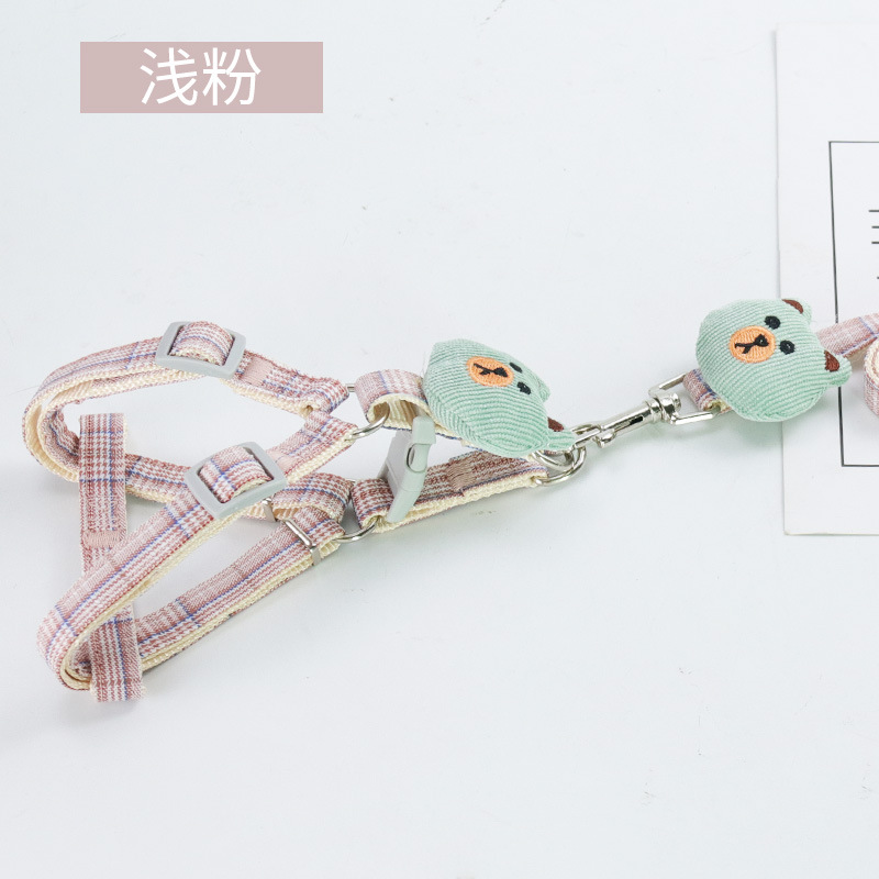 Fabricante en stock nuevo oso marioneta mascota Correa traje ajustable anti-rotura perro