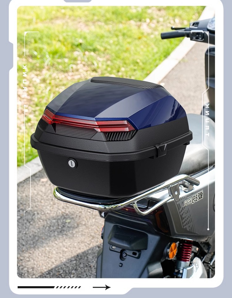 Suitable for Electric Vehicle Trunk Yadea Aima Taiping Luyuan Universal Large Battery Vehicle Rear Trunk Motorcycle