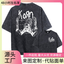 Washed Vintage Rock Band Korn Falling Away From Me Tshirt Sk