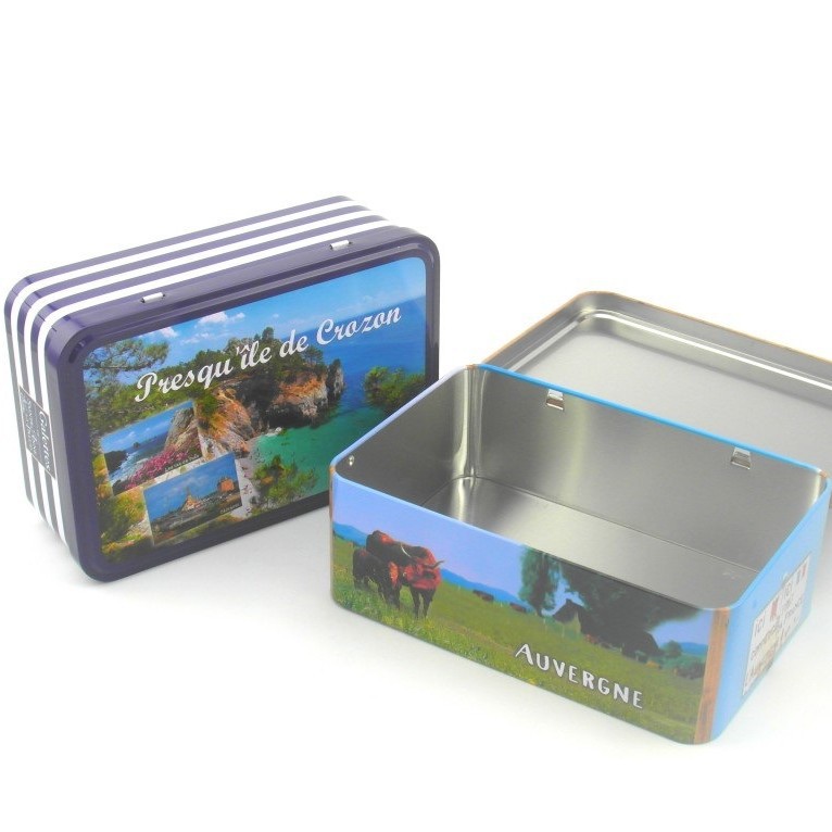 长方形铁盒  包装盒厂家 食品糖果铁盒包装 制罐生产厂家