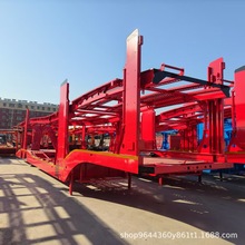 出口二手三轴式车辆运输半挂车 欧式8位车辆轿运车 运输轿车双层