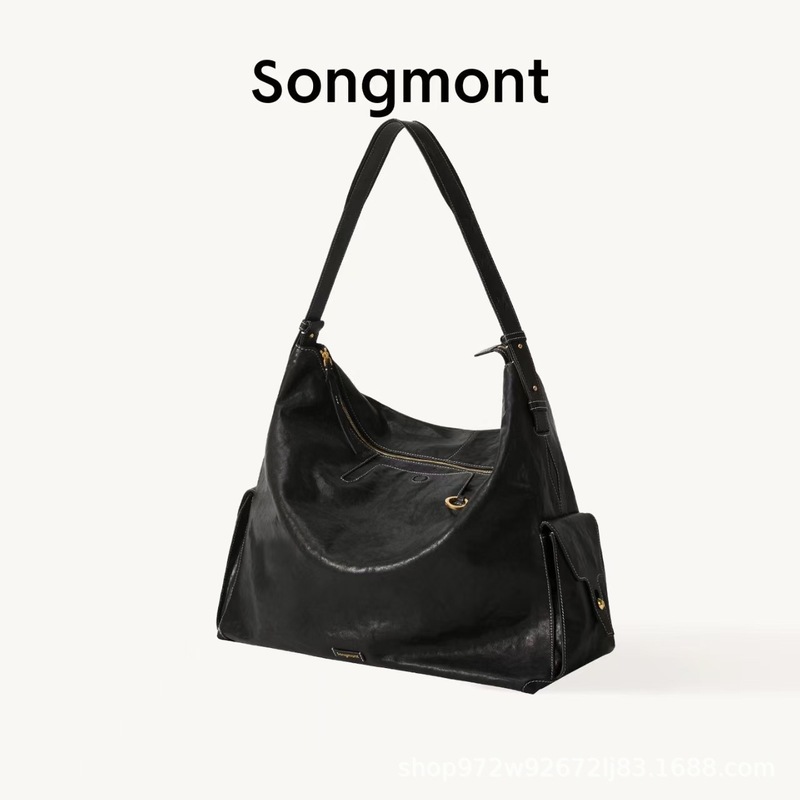 【蒋奇明同】Songmiaon山下循迹旅行hobo包大容量斜挎托特电脑包|undefined