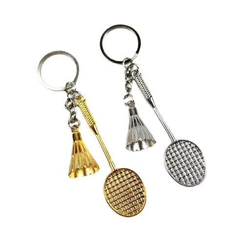 Manufacturer's simulated badminton keychain pendant, sports small gifts and souvenirs two yuan store supply wholesale