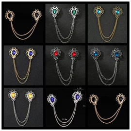 领带夹;袖扣;胸针