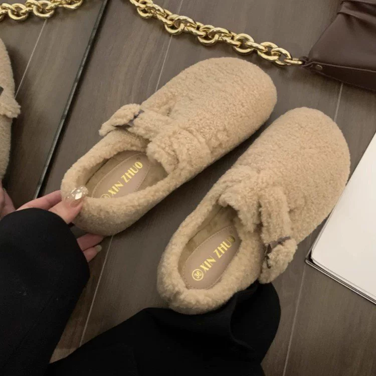High winter footwear platform, keep warm shoes