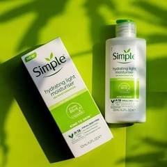 跨境爆款Simple清妍轻柔舒缓保湿无色素清爽保湿125ML