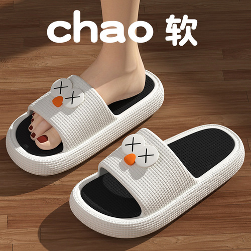 Big eyes sandals for women summer  cartoon can be worn outside non-slip breathable home spring couple sandals for men