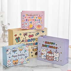 新しい子供の日ギフトバッグ誕生日プレゼント包装袋アニメかわいい手提げ紙袋クリエイティブバッグ
